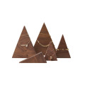 Pyramidendreieck Holz Display Stand Set Set